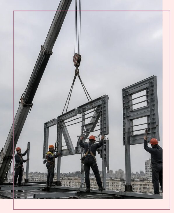 Крышные вывески в Курганинске по цене от 260025 р. | Аванза-Кгн