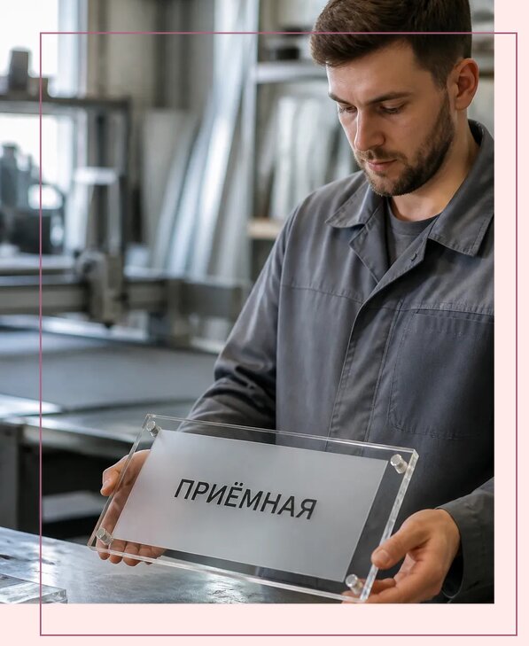 Таблички из оргстекла на заказ в Курганинске от 4056 р. | Аванза-Кгн