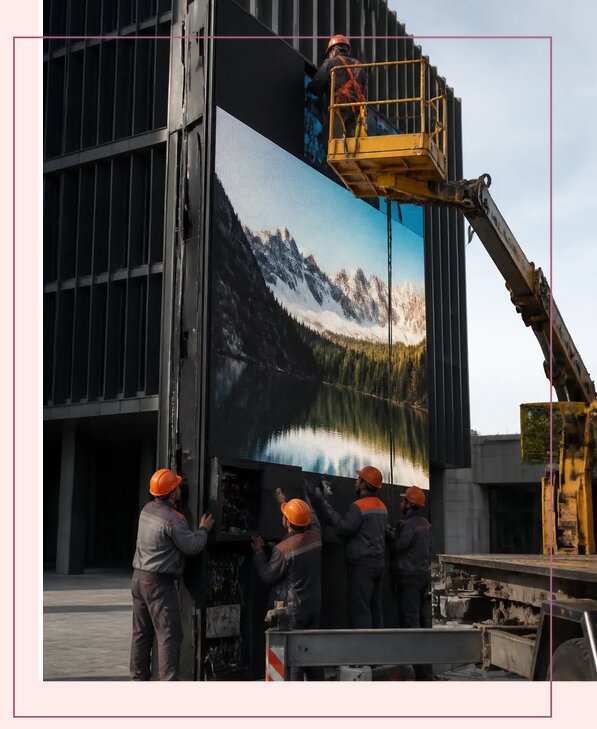 Размещение DOOH рекламы в Курганинске на цифровых экранах